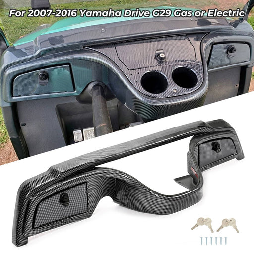 DURAFORCE Carbon Fiber Style Dash Dashboard Cover W/Locking for Yamaha Drive G29 2007-2016