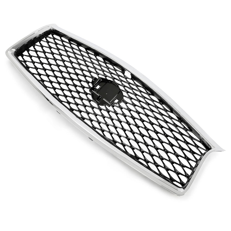 DURAFORCE Front Bumper Grille Grill Assembly for Infiniti Q50 2014 2015 2016 2017 Chrome
