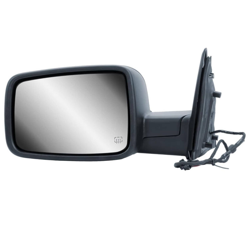 Manual Fold Heated Mirror Left Driver for Dodge Ram 1500 2013-2019 Temp Sensor