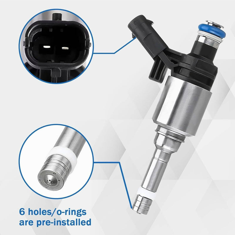 06H906036G Fuel Injectors for Audi A4 TT VW Jetta Golf CCTA 2.0T Turbo 4Pcs