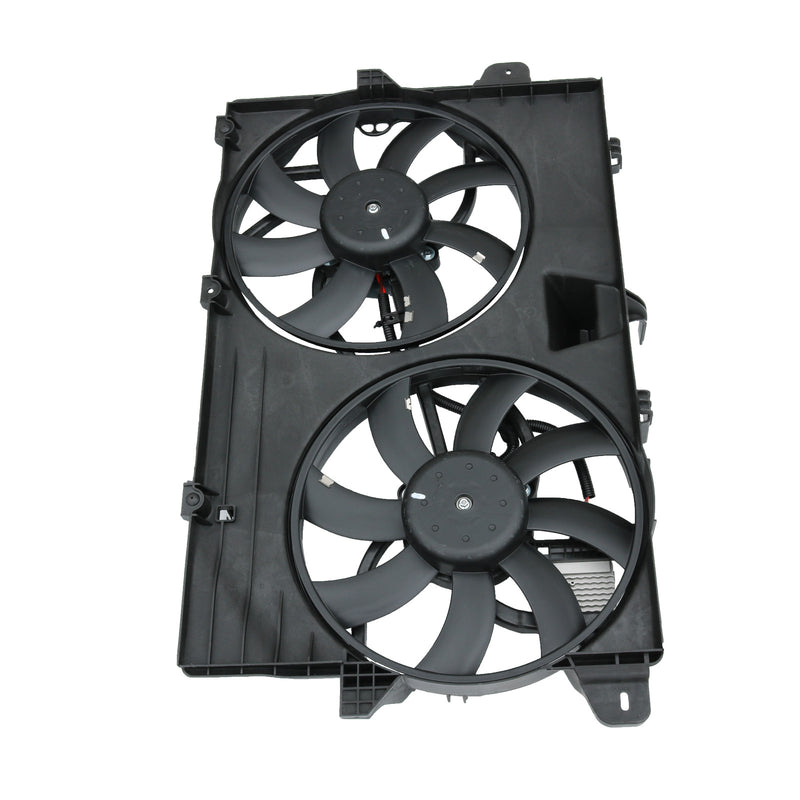 FO3115177 Dual Radiator Condenser Cooling Fan Assembly for Ford Edge Lincoln MKX