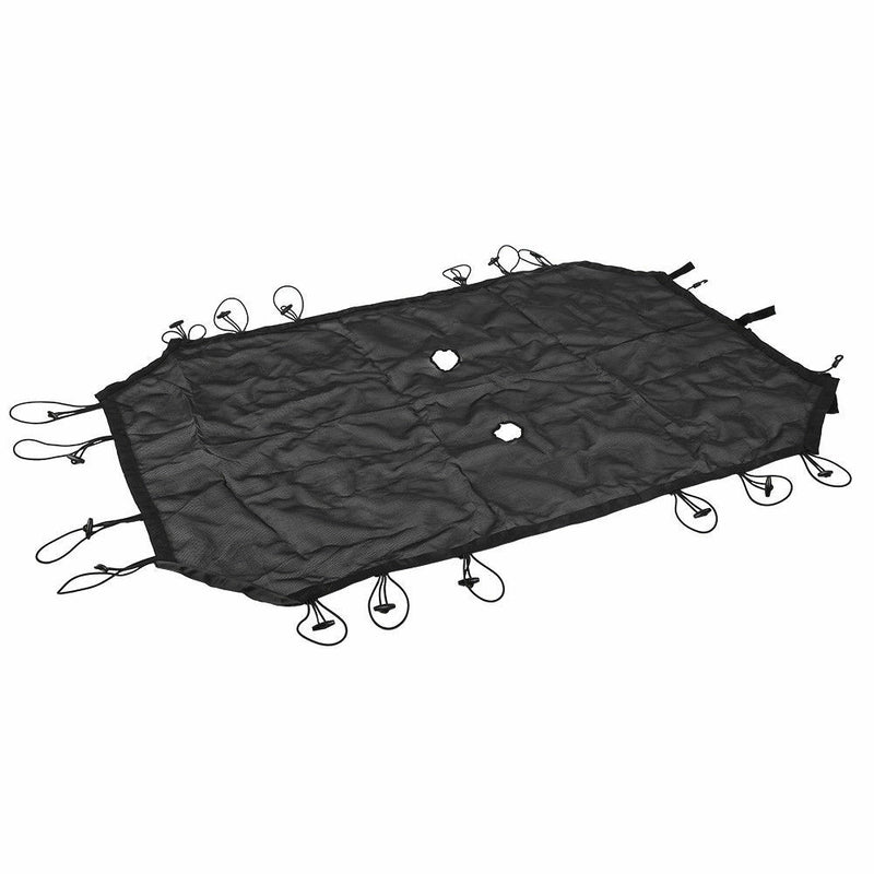DURAFORCE Sun Shade Top Cover UV Protection for Jeep Wrangler 2007 2018 JK JKU 4DR Door