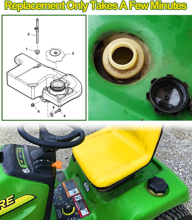 AM137724 Filler Cap for John Deere 300 LT X300 X400 X500 X700 Z200 Z400