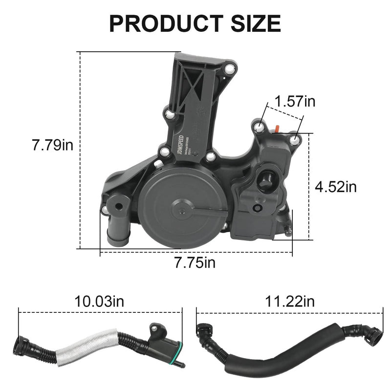 06H-103-495AH Oil Separator PCV Valve for Audi Q3 Q5 VW Tiguan 2.0L