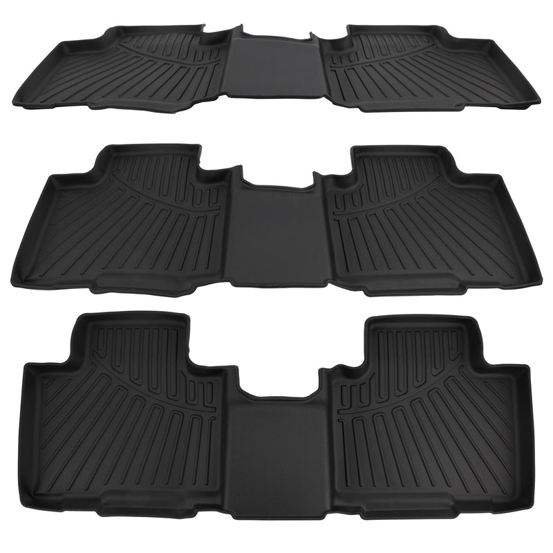 Floor Mats Cargo Liner for Toyota Highlander 2020-2025 TPE 7 Seater 3 Rows 5Pcs