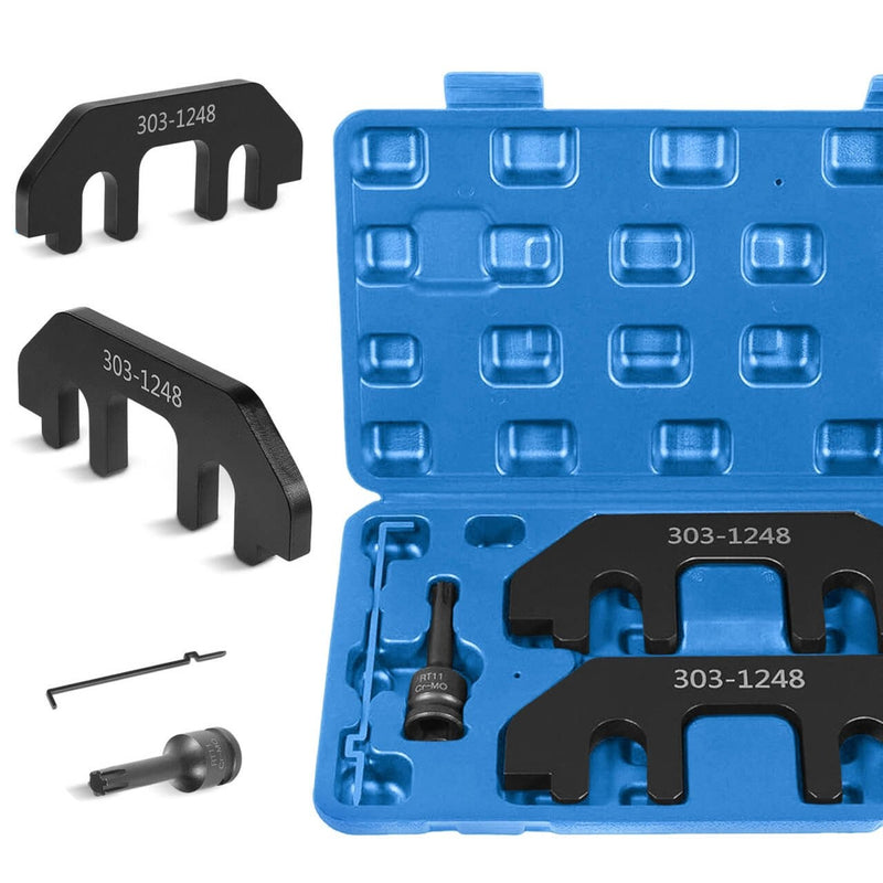 303-1248 Camshaft Holding Tool And Chain Tensioner Set for Ford 3.5L 3.7L 4V