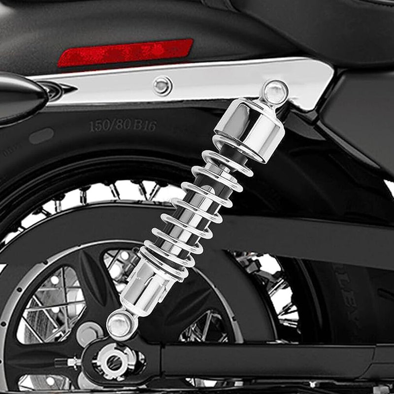 Chrome 11.75" Rear Shocks Lowering for Harley Road King FLHRC Sportster