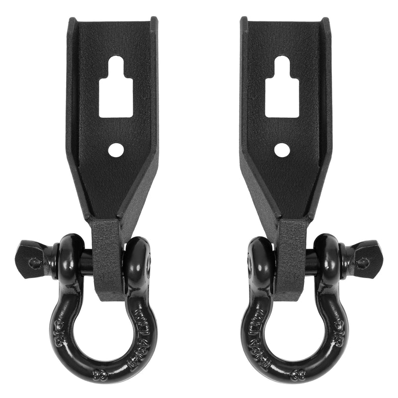 Front Tow Hook Shackle Mount Kit Hardware for Ford F150 F-150 2009-2023 2 Pieces