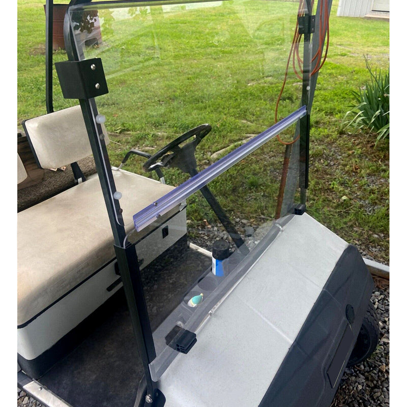 Folding Clear Windshield for EZGO Marathon 1986-1994.5 Golf Cart