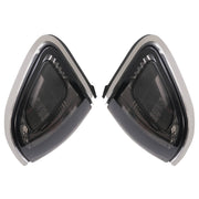DURAFORCE Smoke Lens Chrome Trim Corner Lights Lamps for Toyota Tacoma 2001-2004 Pair