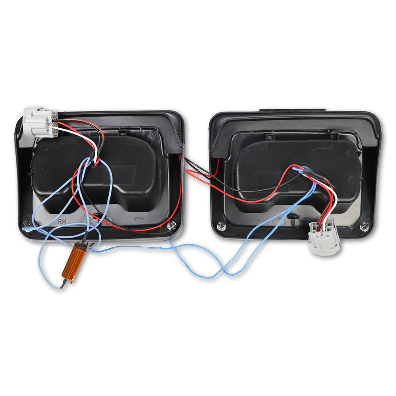 7" LED Headlights Fog Turn Tail Lamp Combo for 07-18 Jeep Wrangler JK