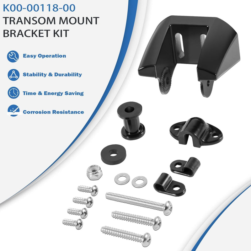 K00-00118-01 Transducer Bracket Transom Mount Kit for Garmin 010-10272-00