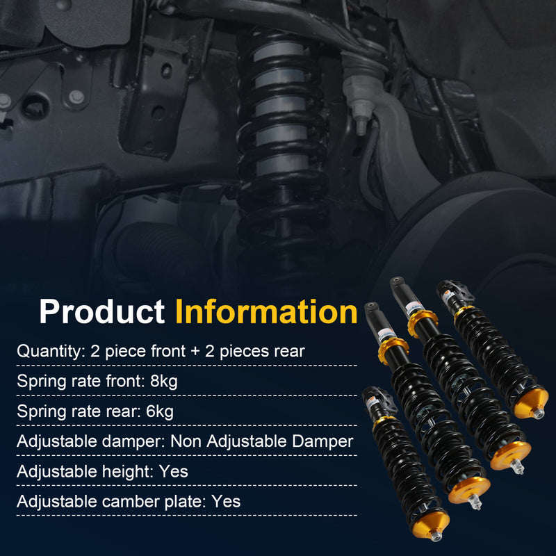 Lowering Suspension Coilover Kit for VW MK2 Vento MK3 Golf Jetta Struts