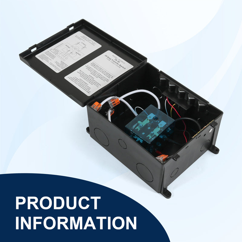 TS-30 30 Amp Automatic Transfer Switch for Inverter Shore Power Generators
