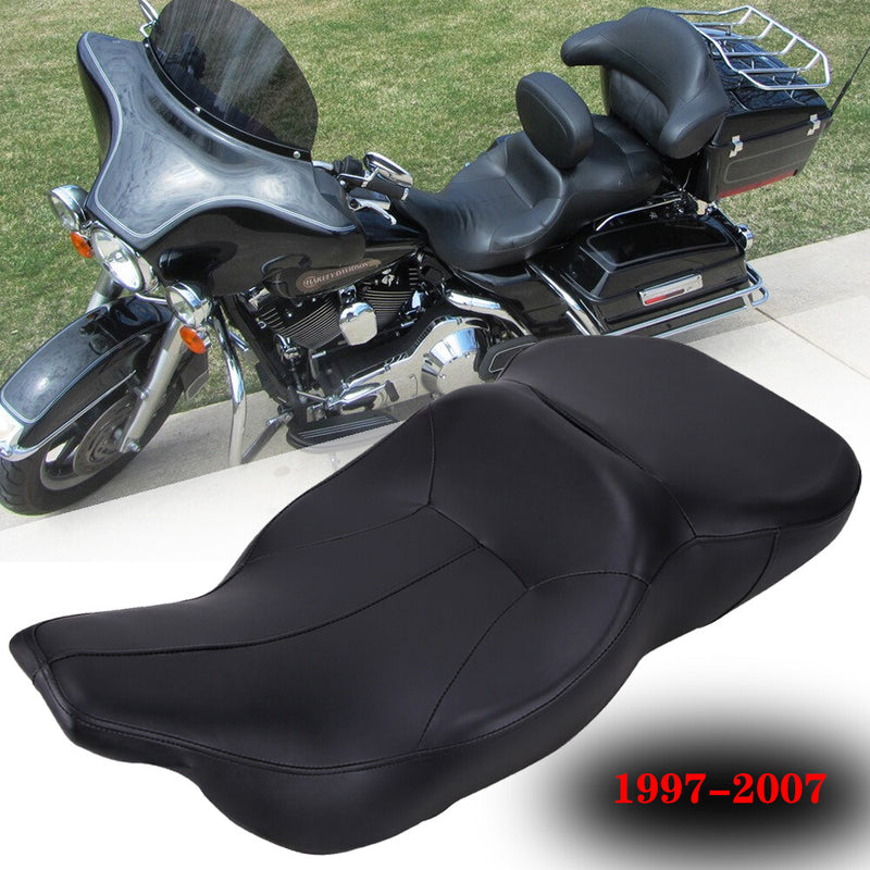 Rider and Passenger Seat for 97-07 Harley Touring Street Electra Glide Road King
