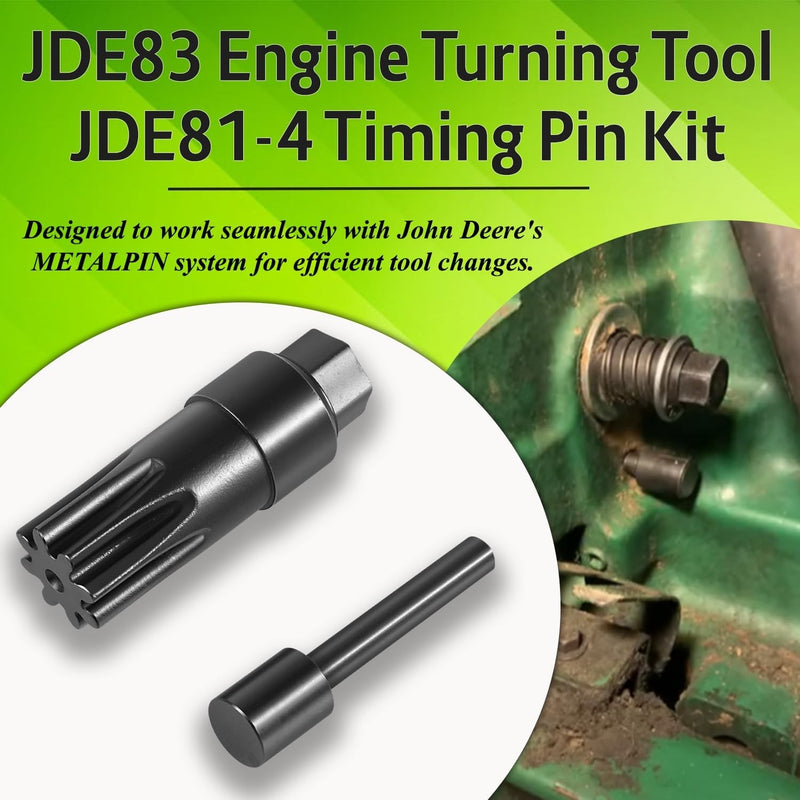 JDE83 JDE81-4 Engine Turning Tool Timing Pin Kit for John Deere 3179 4239 6359