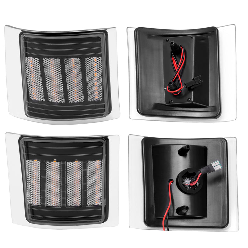 Sequential Corner Side Marker Lights for Chevy C/K 1500 2500 3500 94-98 Set