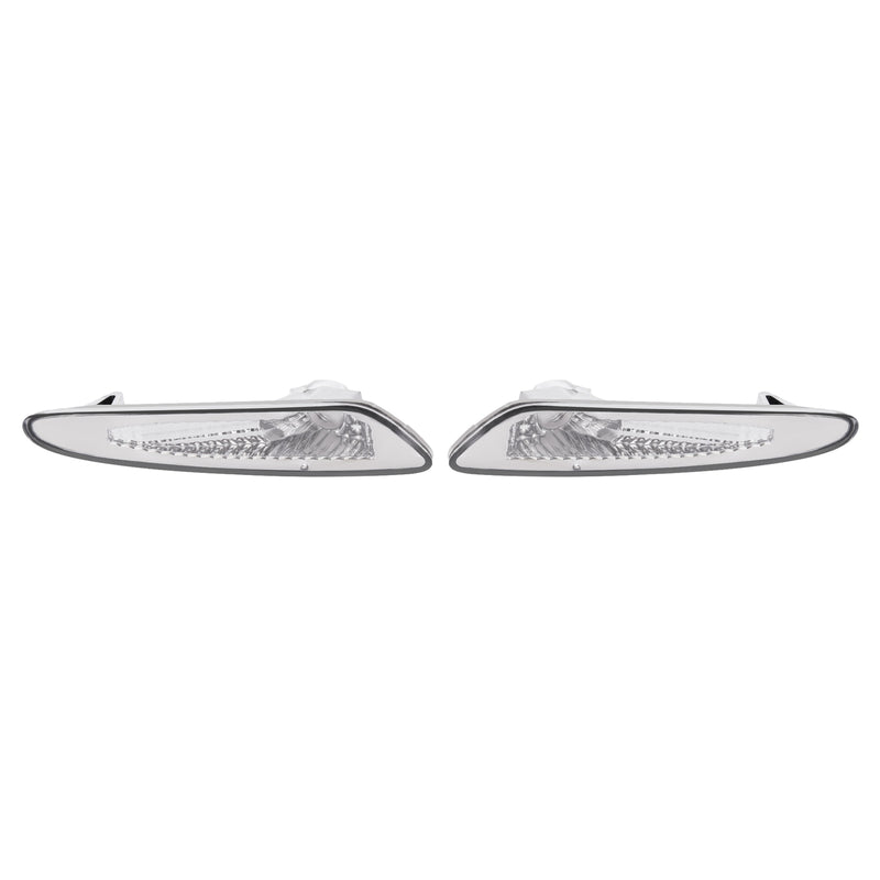 Clear Bumper Side Marker Lights for Mercedes Benz R230 SL Class 2003-2006 Pair