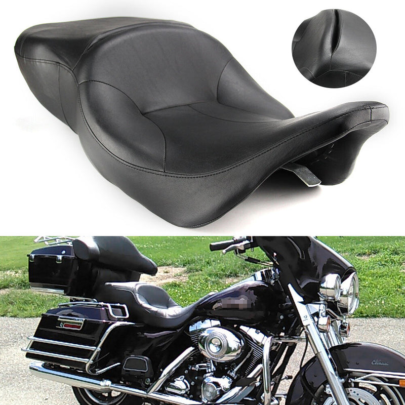 2 Up Seat for 97-07 Harley Electra Glide Standard Classic Driver Passenger