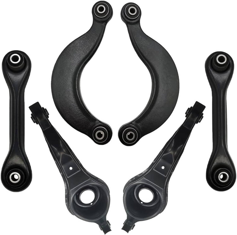Rear Upper Lower Suspension Control Arms Kit for 2007-2013 Mazda 3 6Pcs