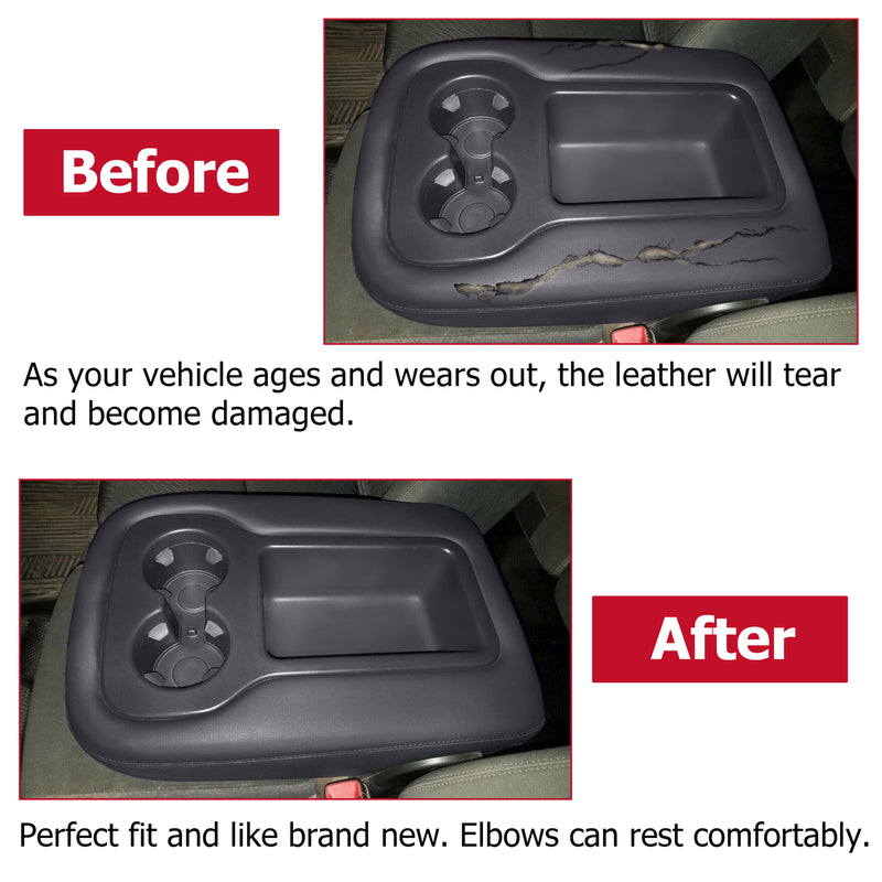 Console Armrest Jump Seat Lid Cover for Silverado Tahoe Sierra 2007-2014
