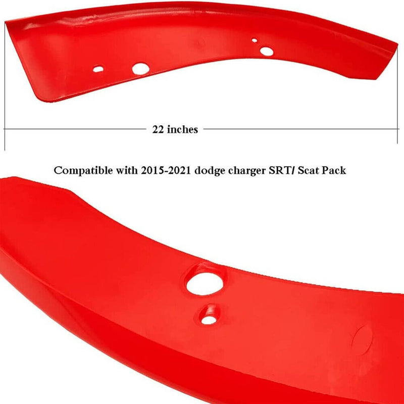 Front Bumper Lip Splitter Trim Cover for Dodge Charger SRT Scat 2015-2021