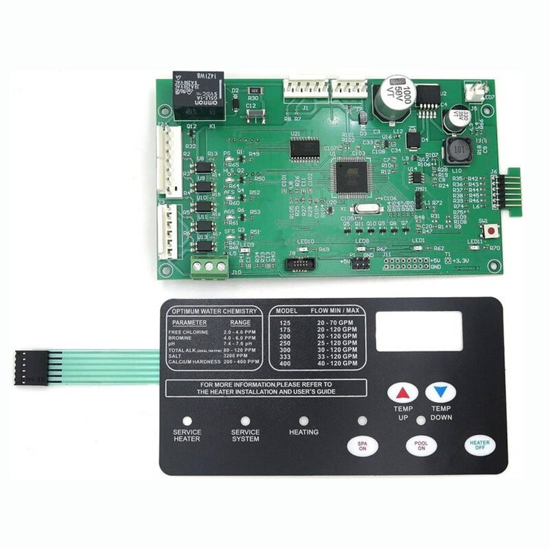 472610Z Control Board Kit with Switch Pad for Pentair Master Temp 400 42002-0007