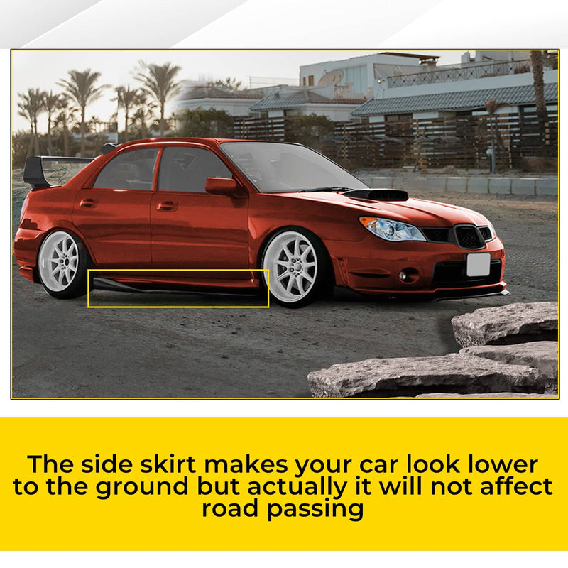 DURAFORCE CS Side Skirt Rocker Extensions for Subaru Impreza WRX STI 02-07 PP