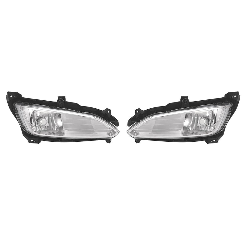 DURAFORCE Front Driving Fog Light Lamp Assembly for Hyundai Santa Fe Sport 2013-2016 Pair