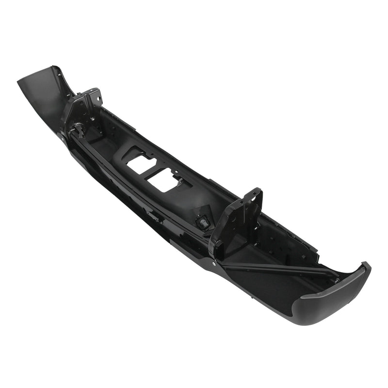 Steel Rear Step Bumper Assembly for 2007-2013 Toyota Tundra No Park Holes Black