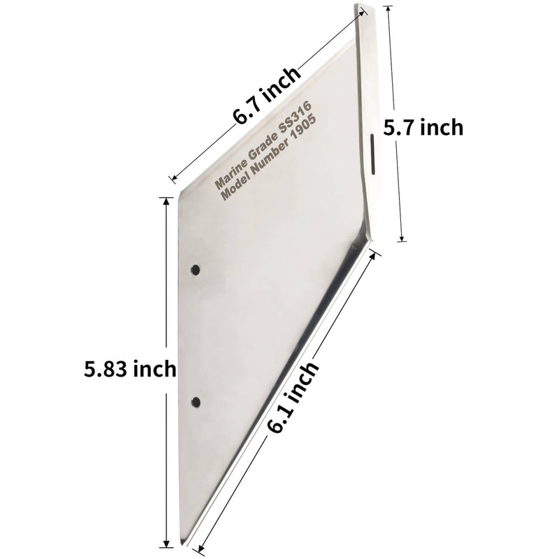 DURAFORCE Skeg Guard Protector for Mercury 90-115 Pro XS Command Thrust 2014-Up