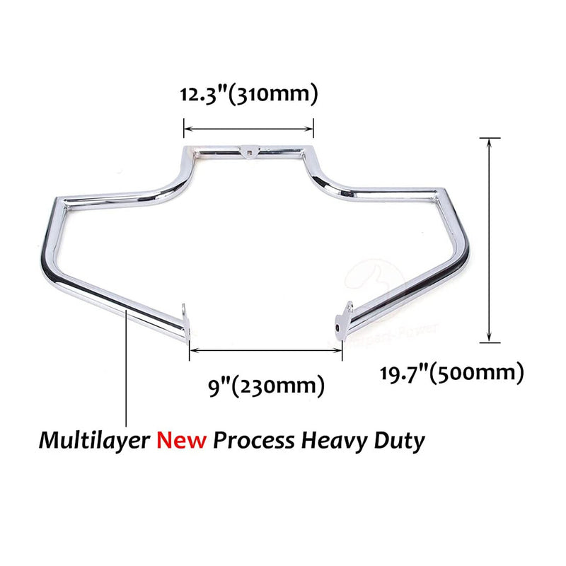 Engine Guard Highway Crash Bar for Harley Softail Fatboy Heritage FLSTF 00-17