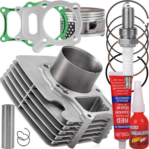 DURAFORCE 267.5cc 74mm Cylinder Gasket Piston Kit for Honda TRX250EX TRX250TE TRX250TM