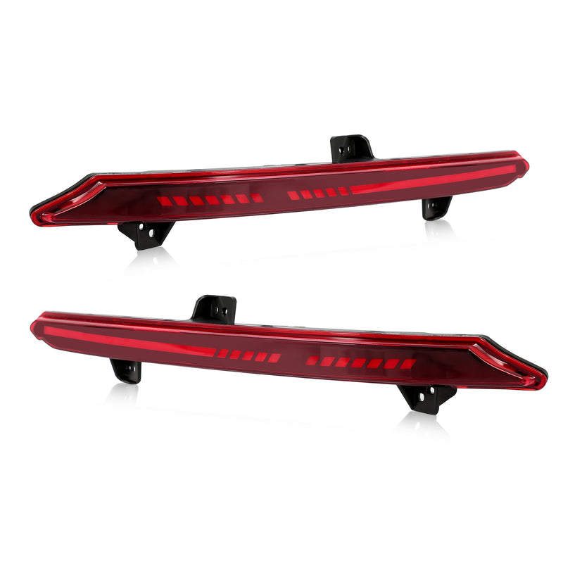 Rear Bumper Lamp Red LED Reflector Tail Light for Honda Accord 2018 2019-2022