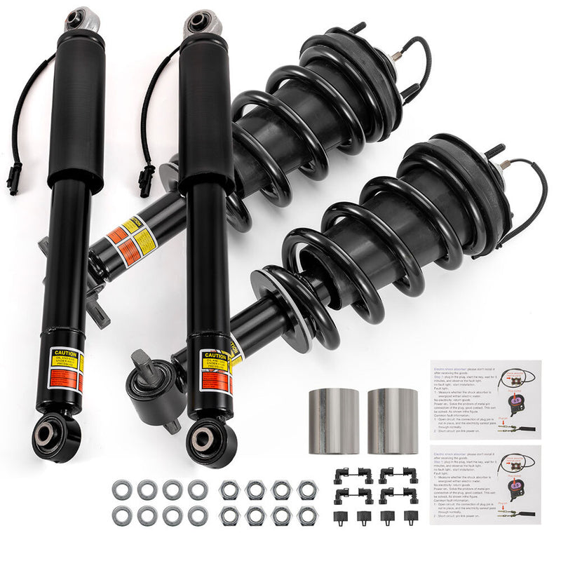 Front Rear Shock Strut for GMC Sierra 1500 Denali 2015-2018 Assys