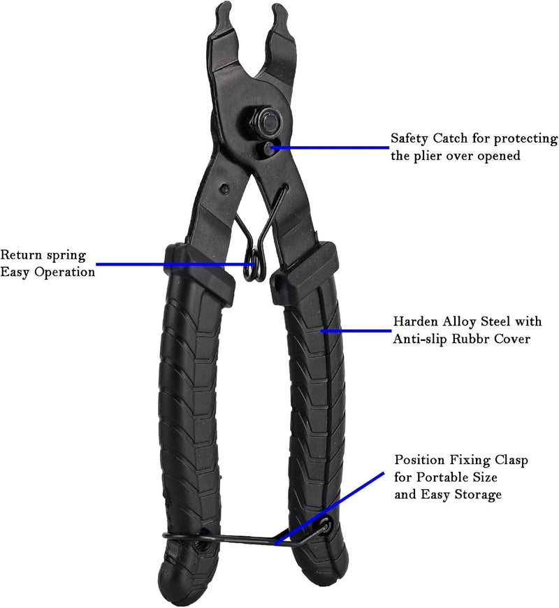 Pliers Master Link Quick Link Open Close Tool for Bicycle Chain Bike OZ Missing