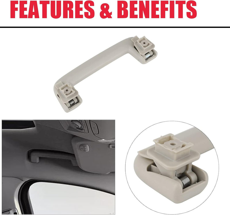 Front Roof Handle Pull Grab Handle for Ford Escape Oatmeal 13-19 7S7Z-5831406-AA