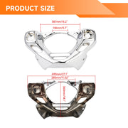 DURAFORCE Chrome Engine Front Cowl Cover Fairing for Honda Goldwing 1800 GL1800 2001-2011