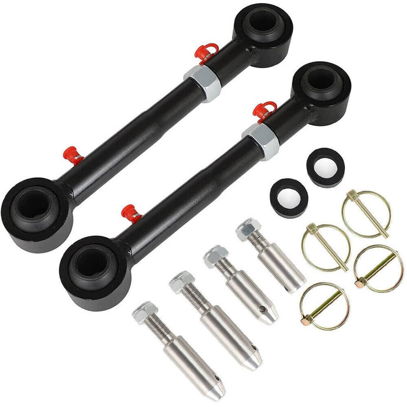 Front Sway Bar Links Disconnects for 2.5-6" Lift for 07-18 Jeep Wrangler JK JKS