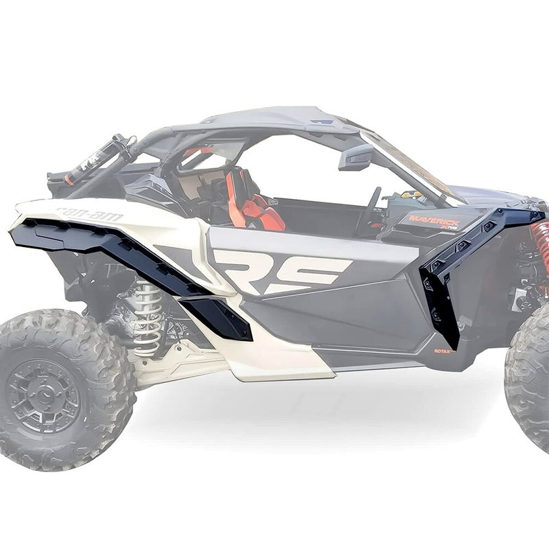 Extended Fender Flares Kit for Can Am Maverick X3 MAX Turbo R RR 2017-2025 UTV
