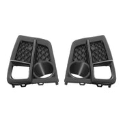 DURAFORCE Fog Light Cover Front Bumper Lamp Bezel for Honda Odyssey 2018-2020 Black Pair
