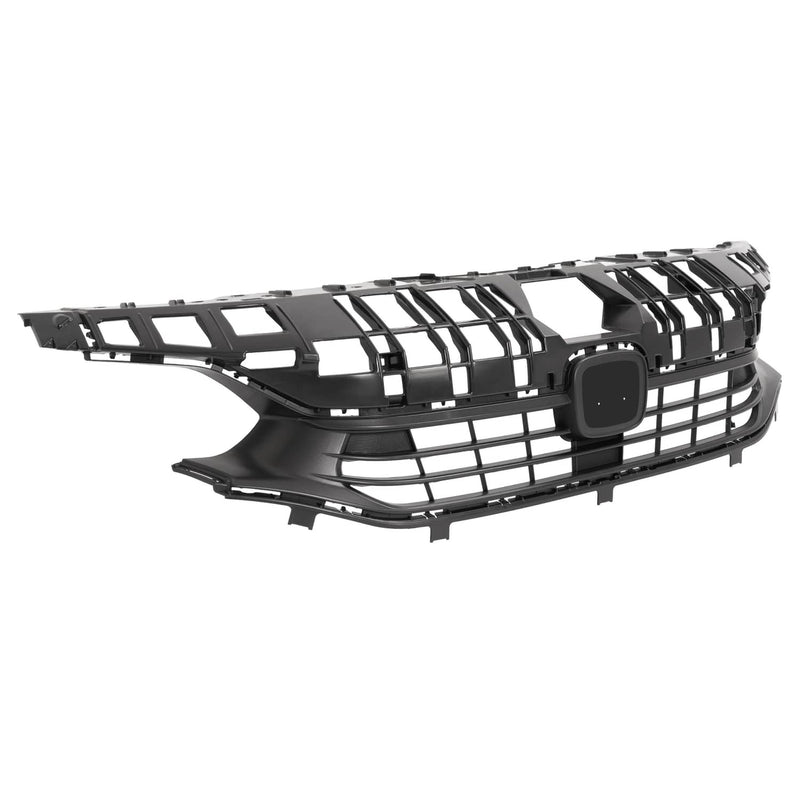 DURAFORCE Front Bumper Upper Lower Grille Eyelid Molding Set for Honda Civic 2022-2024