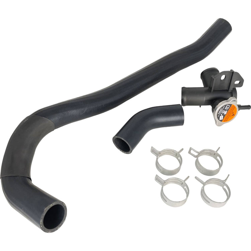 DURAFORCE Engine Upper Radiator Coolant Hose Filler Water & Neck Outlet Flange Cap Kit