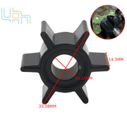 DURAFORCE 47-16154-3 Water Pump Impeller for Tohatsu Nissan Mercury Mariner 4HP 5HP 6HP