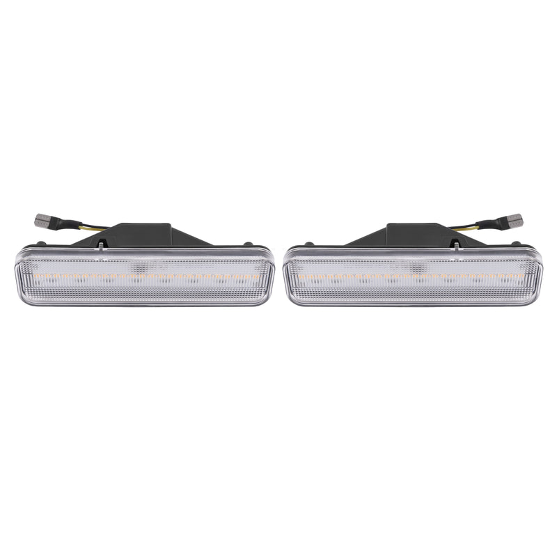 Yellow LED Front Side Marker Lights for El Camino Caballero Malibu 78-87 2 Pcs