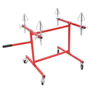 DURAFORCE Rotating Portable Wheel Paint Stand Rim Painting Rack Holder Drying Repair