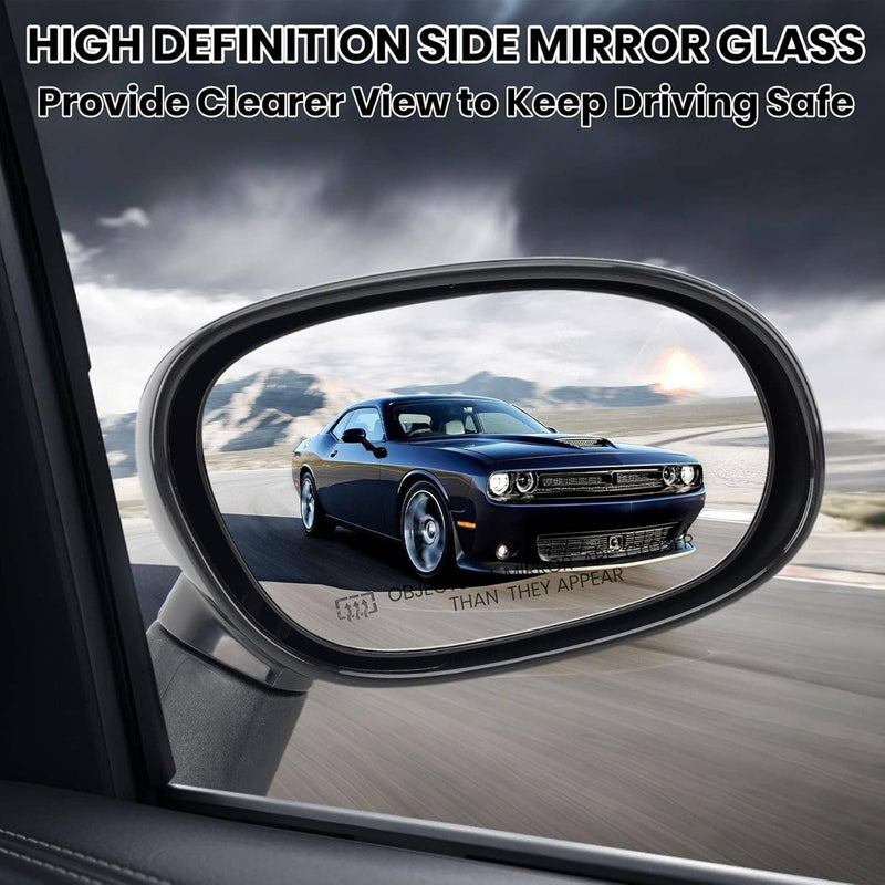 5LD66DX8AD Right Passenger Side Heated Mirror for Dodge Challenger