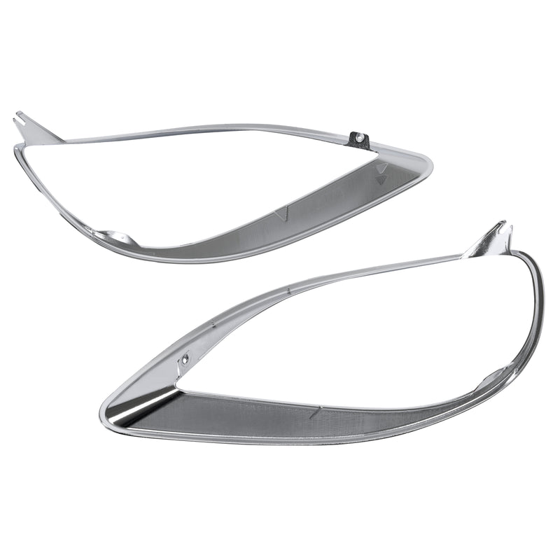 Chrome Headlight Bezel Trim Left & Right for Freightliner Columbia 2001-2017