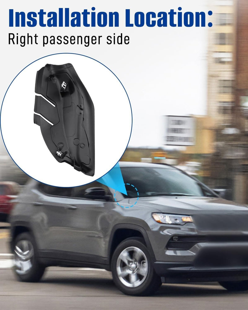 2018-2025 Jeep Compass Left Right Cowl Side Panel Trims Black for Jeep