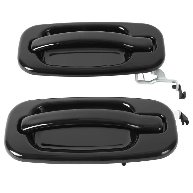 Rear Left Right Outside Door Handles for Silverado Sierra 1500 2500 99-06 2PCS